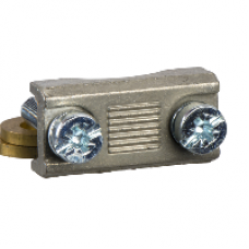 LV480862 - Connector for flexible bars (x3) - 12 x 6 mm - for M8 - for Fupact ISFL160, Schneider Electric