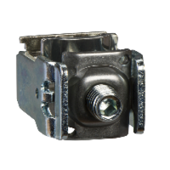 LV480867 - V type connector for Cu/Al bare -2x25to300 mm²- for M12 - for Fupact 250 to 630, Schneider Electric