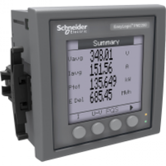METSEPM2210 - EasyLogic PM2210 - Power & Energy meter - Total Harmonic - LED - Pulse - class 1, Schneider Electric METSEPM2210 - EasyLogic PM2210 - Power & Energy meter - Total Harmonic - LED - Pulse - class 1, Schneider Electric
