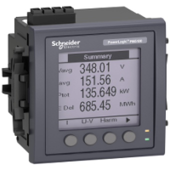 METSEPM5100 - PM5100 powermeter w/o modbus - upto 15th H - 1DO 33alarms - flush mount, Schneider Electric