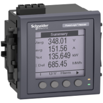 METSEPM5320 - PM5320 powermeter w ethernet - upto 31st H - 256K 2DI/2DO 35alarms - flush mount, Schneider Electric METSEPM5320 - PM5320 powermeter w ethernet - upto 31st H - 256K 2DI/2DO 35alarms - flush mount, Schneider Electric