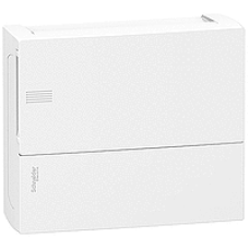 MIP11112 - mini Pragma surface enclosure - 1 x 12 modules - plain door, Schneider Electric MIP11112 - mini Pragma surface enclosure - 1 x 12 modules - plain door, Schneider Electric