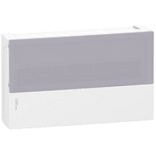 MIP11118T - mini Pragma surface enclosure - 1 x 18 modules - translucid door, Schneider Electric MIP11118T - mini Pragma surface enclosure - 1 x 18 modules - translucid door, Schneider Electric