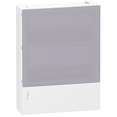MIP11212T - mini Pragma surface enclosure 2 x 12 modules - translucid door, Schneider Electric MIP11212T - mini Pragma surface enclosure 2 x 12 modules - translucid door, Schneider Electric