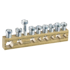 MIP99038 - earth terminal block - 8 holes, Schneider Electric