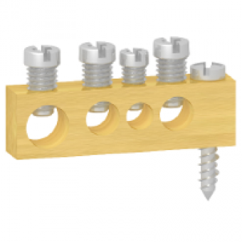 MIP99040 - earth terminal block - 20 holes, Schneider Electric
