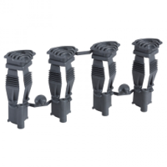 MIP99047 - Mini Pragma - hollow partition mounting kit - for flush/surface enclosure, Schneider Electric