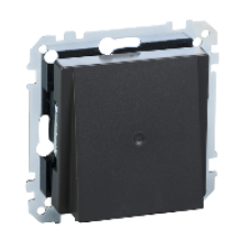 MTN295514 - Central plate for cable outlet anthracite System M, Schneider Electric