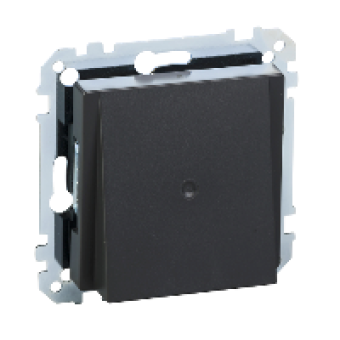 MTN295514 - Central plate for cable outlet anthracite System M, Schneider Electric