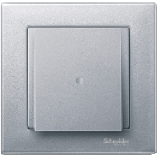 MTN295560 - Central plate for cable outlet aluminium System M, Schneider Electric