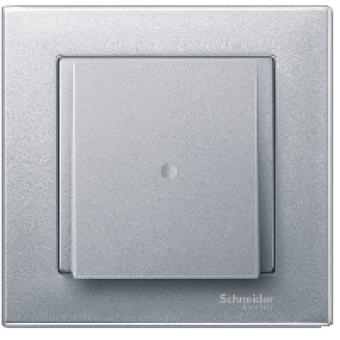 MTN295560 - Central plate for cable outlet aluminium System M, Schneider Electric