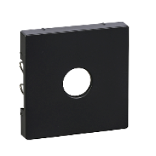 MTN298614 - Central plate for antenna socket-outlets 1 output anthracite System M, Schneider Electric