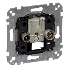 MTN299201 - Antenna intermediate sock.-out. insrt 2 outputs R/TV+SAT Through line sock.-out., Schneider Electric