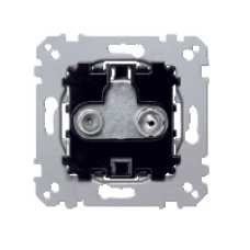 MTN299203 - Antenna socket-outlet 2-gang (TV+FM) Line end socket-outlet, Schneider Electric