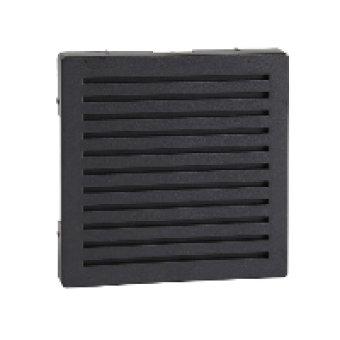 MTN352014 - Central plate for acoustic signal generators anthracite System M, Schneider Electric