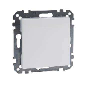 MTN391625 - Blanking cover active white glossy System M, Schneider Electric