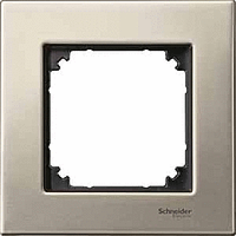 MTN403105 - Metal frame 1-gang Titanium M-Elegance, Schneider Electric