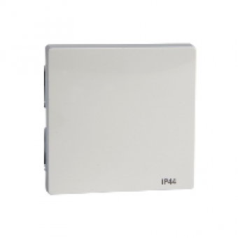MTN432019 - Rocker IP44 polar white glossy System M, Schneider Electric