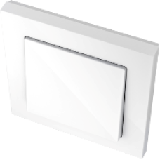 MTN432119 - Rocker polar white glossy System M, Schneider Electric