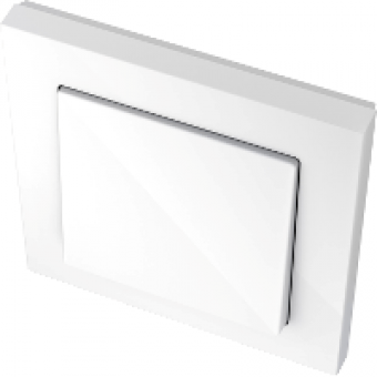 MTN432119 - Rocker polar white glossy System M, Schneider Electric