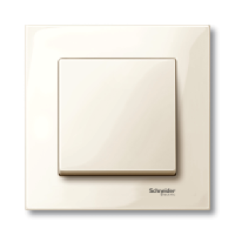 MTN432144 - Rocker white glossy System M, Schneider Electric