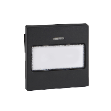 MTN434614 - Rocker with labelling field and indicator window anthracite System M, Schneider Electric