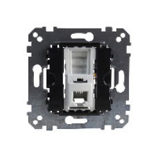 MTN463500 - RJ12 telephone socket insert 6 contacts, Schneider Electric