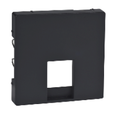 MTN463514 - Central plate for telephone socket-outlet insert RJ11/RJ12 anthracite System M, Schneider Electric