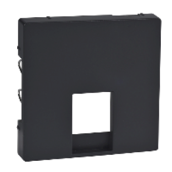 MTN463514 - Central plate for telephone socket-outlet insert RJ11/RJ12 anthracite System M, Schneider Electric