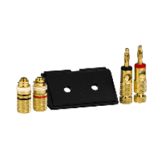 MTN464387 - Insert w. high-end loudspeaker connctr. black System M Artec/Trancent/Antique, Schneider Electric