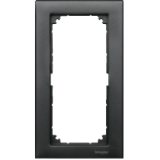 MTN488814 - M-Plan frames 2-gang without central bridge piece anthracite, Schneider Electric