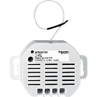 MTN507501 - CONNECT radio receiver flush-mounted 1-gang switch, Schneider Electric