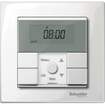 MTN515119 - M-Plan frame 1-gang polar white glossy, Schneider Electric