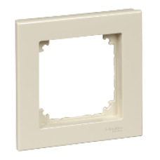 MTN515144 - M-Plan frame 1-gang white glossy, Schneider Electric