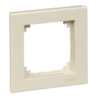 MTN515144 - M-Plan frame 1-gang white glossy, Schneider Electric