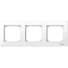 MTN515325 - M-PLAN frame 3-gang active white glossy, Schneider Electric