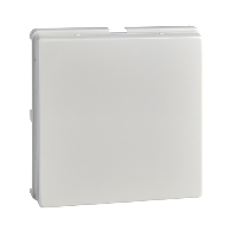 MTN516519 - Intermediate ring with hinged lid polar white Aquadesign, Schneider Electric