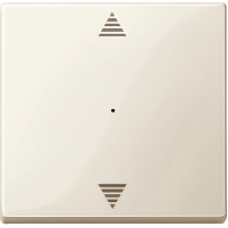 MTN619444 - Rocker f. 1-gng pbutton module w. up/dwn arrw imprint white glossy System M, Schneider Electric