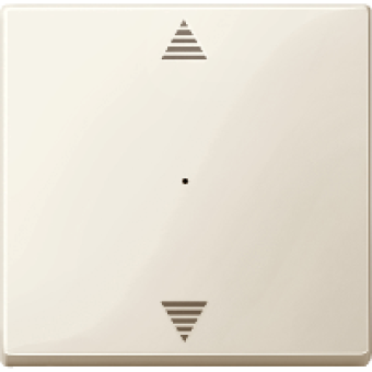 MTN619444 - Rocker f. 1-gng pbutton module w. up/dwn arrw imprint white glossy System M, Schneider Electric