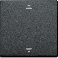 MTN625514 - Rocker f. 1-gang push-button module w. up/dwn arrw imprint anthracite System M, Schneider Electric