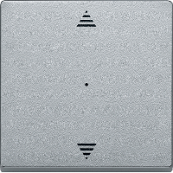 MTN625560 - Rocker f. 1-gang push-button module w. up/dwn arrw imprint aluminium System M, Schneider Electric