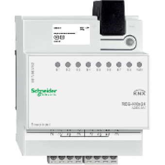 MTN644792 - Binary input REG-K/8x24 light grey, Schneider Electric