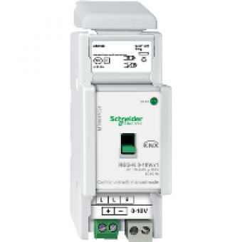 MTN647091 - Control unit 0-10 V REG-K/1-gang with manual mode light grey, Schneider Electric