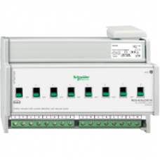 MTN647895 - Switch actuator REG-K/8x230/16 w. manual mode and current detection light grey, Schneider Electric