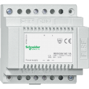 MTN663529 - Power supply REG AC 24 V/1 A light grey, Schneider Electric