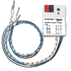 MTN670802 - Push-button interface 2-gang plus polar white, Schneider Electric