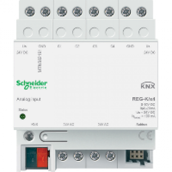 MTN682191 - Analogue input REG-K 4-gang light grey, Schneider Electric