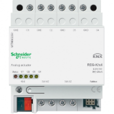 MTN682291 - Analogue actuator REG-K/4-gang light grey, Schneider Electric