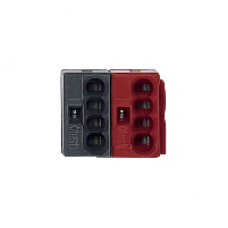 MTN689701 - Bus connecting terminal red/dark grey, Schneider Electric