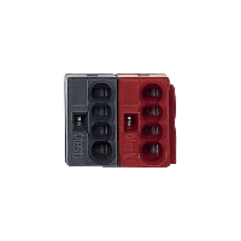 MTN689701 - Bus connecting terminal red/dark grey, Schneider Electric